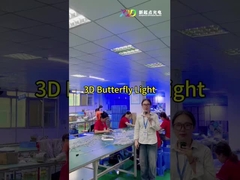 フレキシブルバタフライ 3D ピクセル LED照明 祭りの飾り付け用フルカラー